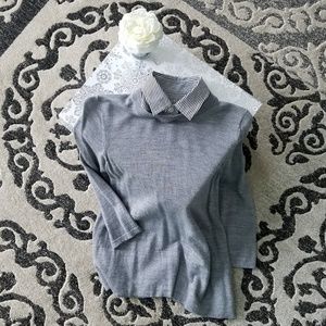 Like New Kate Spade Broom Street Grey top.  Sz: S